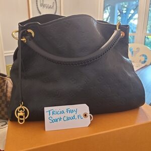 Louis Vuitton Black Emprente Artsy